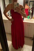 It's not as sexy as pictured but I'm not as curvy. My daughter thought about it for prom but found something not as traditional - Mary C.