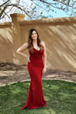 I love this dress. The quality is great. It's not one bit see through and has good stretch too. It's long so if you're taller this works perfect. It fits true to size. - Barbara V.