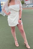 Wore this dress for my bachelorette party! It was stretchy so made it look cute for going out as well as comfortable! - Melissa E.