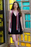 I ordered this dress for my college graduation and it fits perfect. It's really comfortable and accentuates my body shape. I ordered it in white, too, because I love it so much! - Michelle Y.