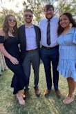 Loved the dress! Was skeptical about ordering online but, it fit perfectly with a little bit of stretch so I was comfortable all night! - Casey C.