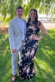 So pretty and comfortable. The material is really soft and breathable. I had to get it shortened, it was way too long for me, but with heels it fit better! - Nikki S.