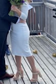 I buy the shoes with my wedding dress and I absolutely love them! They were super comfortable, great height, material, and they look amazing - Karla J.