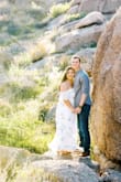 I absolutely love this dress. I wore it for my engagement photos. It was quite long on me since I am 5'3 so I had to get it hemmed. Also, I had to order a size XL because the chest area was too tight. - Jennifer D.