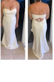 Dress was beautiful just ran a tiny bit small but we made it work. - Sarah R.