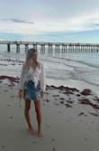 Wore this over a white bralette. So beautiful and flowy. Love how you can clip it in the front. Not to hot to wear in the summer with the long sleeves. Just a beautiful top everyone needs in their wardrobes - Shannon D.