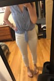 Comfortable, cute, and can work with basically any top. I'm usually a 27 in Levi's but the size guide said I'd be a 29 - when I asked the online Lulus stylist, they suggested a 28 and wow they were on point - the jeans fit perfectly! - Alexandra B.
