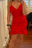 Very comfy and fit well! I had a little extra room in the waist, which I would rather have than it being too tight (hence why I sized up). I'm obsessed with this dress! - Nora F.
