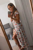 Absolutely love this dress and it's so comfortable and lightweight. Just enough sexy without being too much. Could be dressed up or down. - Heather B.