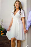 This is a cute dress! Fits great and love the length. It is fun and flirty! - Morgan W.