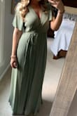 Love this dress! Very comfortable and cute. Looks good for any occasion. Long enough for a tall girl like myself! - Morgan W.