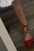 I am so obsessed with these! They run true to size. I'm usually an 8.5 or 9 sometimes and the 8.5 fit great! I could wear these all day and my feet wouldn't hurt. :) - Julie A.