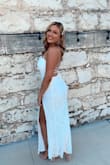 Most comfortable form fitting dress I've ever worn. It was perfect for my sorority formal, length was perfect, beautiful open back, wouldn't change anything about this dress. - Annabelle N.