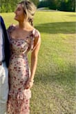 Absolutely love this dress! Perfect to wear as a wedding guest! Got so many compliments on it! Ordered a Medium for reference! - Jayden M.