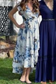 This dress is so beautiful, honestly, I've been looking for an excuse to buy it. It lays really nice, fits true to size, and is so comfortable. I definitely recommend! - Julie V.