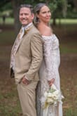 I can't tell you how many compliments I received on this dress! It fit like a glove! So very comfortable! Wore it for my 25th anniversary vow renewal! - Lucia D.