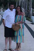 This dress runs true to size and is perfect for a fun summer night. It's fun and flirty and flattering! The material is lightweight enough to wear in the Mexico heat. It is lined so it's not see through. I want to order and see it in more colors and prints! - Alicia V.