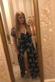 My first wrap dress and I LOVED IT. Haven't seen a lot of over 200 lbs reviews for items that aren't plus (because literally every body is different!) so I'll say as a 210 pound decently busty girl, the XL dress was a DREAM. Wore it to my cousin's wedding, and I just felt so confident all night. A must buy, not just for bigger girls but for anyone!! - Brittany P.