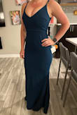 I really loved this dress! Very flattering and great material. Unfortunately shows a little, or a lot, more chest than I like to show. The adjustable straps are super great too! - Molly M.