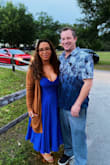 This is a very sweet dress, the blue color is very bright and lovely. I wore this dress to a family event & it was just the right fit for the occasion. The dress is comfortable. The only downfall is that it was just a little long, but the struggles are real when it comes to being only 5'2. - Kathy E.