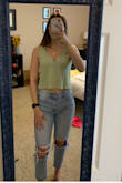 Love the color!! Very comfy, I can still wear a normal bra with it, and it's so cute. - Emme M.