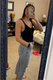 Where the hem, I guess you could call it that, for your boobs hits is weird. Should've known there wouldn't be great support either since it's knit. Still gonna keep it to see how I can style it! - Emme M.
