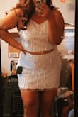 Love this dress. Got it for graduation. I love it so much. Exactly what I was looking for. - Grace O.