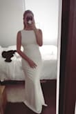 Honestly, I was a bit weary purchasing, but I have to say this dress is amazing!! The quality is better then I expected!! It's a bit see thru, so just know you need to wear some undergarments, but not enough where it's a problem!! Fantastic!! - Danica V.