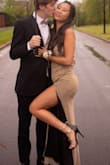 We had slight alterations, but mostly true to size. It is a beautiful dress, was worn for prom. The pictures don't do it justice, it has more sparkle in person, but not too much just right. - Lee C.