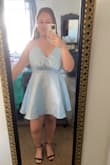 It was tight in the waist, wouldn't zip all the way, yet the boob area was huge so sizing up wouldn't even have helped because I would have to get it taken in in the chest but taken out in the waist band. Proportions seem off. - Alison S.