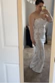 I ordered 2 dresses for my last minute elopement; unfortunately, I did not say yes to this dress. I loved the pattern, but the dress was too extravagant for my simple wedding. - Destiny M.