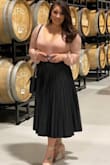 Loved this skirt! I feel like I can dress this in so many ways. I wore it Wine Tasting and got non-stop compliments! - Ashley P.