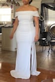 This is a beautiful bridesmaids dress. Great for hippy chicks (women with hips). - Alexis A.