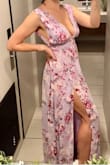 I got several compliments when I wore this and felt so beautiful! I do need to take some fabric out of the shoulder straps in the back but otherwise, it fit perfectly. - Tiana C.