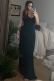 This dress is everything and more! Love the material, it's so nice quality and designed perfectly. It is long, but I am short and wearing it with heels and am okay with the length. Recommend 100% if looking for a dress to wear to any event! - Jordan L.