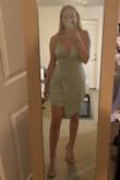 It fits my hips perfectly, but it seems to be a little big on my bust and waist, which is strange since I got a small and my bust is a size D. It has adjustable straps, which is nice, but you can't bring them up too high cause then the dress won't hit your waist in the correct spot. You'll definitely need either boob tape or fashion tape to keep the girls in, but overall it's a pretty nice dress that I'll definitely get a lot of uses out of. - Allison S.