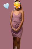 This dress fit perfectly. The material was very comfortable and soft. The length was neither too short nor too long. I love it! - Joseline P.