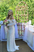 It fits perfect and is beautiful, just was tight a little on my breast - Claudiane M.