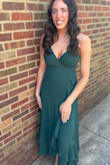 I bought this dress for my daughters senior prom. It couldn't have been more fitting. We loved everything about this dress, the color, the fit, the flow, no bra needed, comfortable, just perfect! - Julie K.