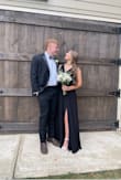 I bought this for prom and absolutely loved it! I was going for a simple, elegant look and that is exactly what I got. I did have it altered to have the bottom shortened and tacked the top so the neck didn't come as low. After that, it was amazing and fit me perfectly! - Amy L.