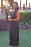 This dress was perfect for the occasion. Like all Lulus dresses it fit very comfortably. I was not disappointed. I did have about 2 inches hemmed & did wear heels with the dress as well. Highly recommend. - Rachel Y.