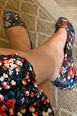 Love the dress but I am short so it was way too long for me. Easy to hem even if you don't sew. I used the material I had left over to make matching shoes. The dress is lightweight and comfortable. I bought it to wear for our 35th wedding anniversary in October. - Norma L.