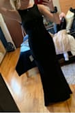 Love this, it's on the tighter side but still is very comfy and the material is great. It really shows off the curves. Can't wait to wear this as MOH. - Julia R.