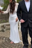 I was trying to find flat rose gold shoes to go with my elopement wedding dress, because my wedding ring is rose gold. These were/are PERFECT! They're comfortable and I had no trouble walking in them either. I really wanted to avoid heels so I wouldn't be taller than my husband. I want to get them in different colors for summer now too! - Sara T.