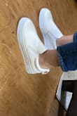I love these! They run a little bigger than say Vans slip ons would. However I ordered my usual size and I think it's perfect because they aren't too small where they cause pain or blisters on my heel. Recommend! - Kiana B.