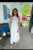 This dress did not have any reviews when I decided to purchase it, and I don't regret taking the risk! I wore it fit my bridal shower and I'm in love with it! - Simeris