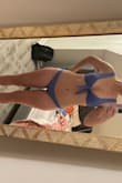 The best thing about this bikini top is that you can adjust how tight or loose you want it to be in the front. I'm honestly very surprised about the fit since I ordered a small. I was expecting it to be a little tighter but it fits really nicely on me. I usually wear a medium up top & l/xl bottoms. - Hannah M.