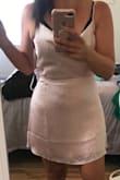 Such a cute and pretty dress! I got it in pink and I absolutely adore the color. The fit is perfect in the waist and bust. Length is great!
Looks more expensive than it is. Will be perfect to wear this Summer to Brunch or Date Night! - Krystal W.