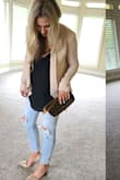 Super cute, not much stretch, love the warm denim light color, goes well with like a sand color. I got a size 25, it fits awesome. I'm 5'6.5 and 134lbs. - Darcy B.