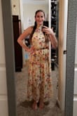 This dress is such a pretty color and perfect for Spring/Summer. It runs a little big in the waist, but overall fits well and would look great with a belt. - Rachel D.